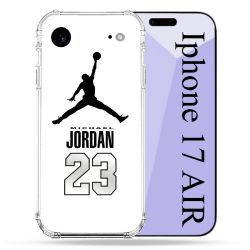 Coque Renforcée Pour Iphone 17 Air Jordan 23 Blanc