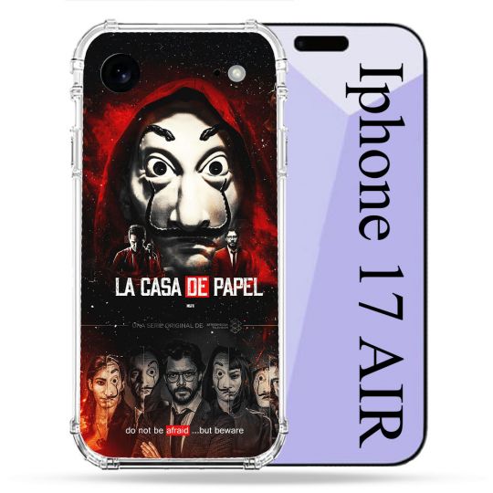 Coque Renforcée Pour Iphone 17 Air La Casa De Papel