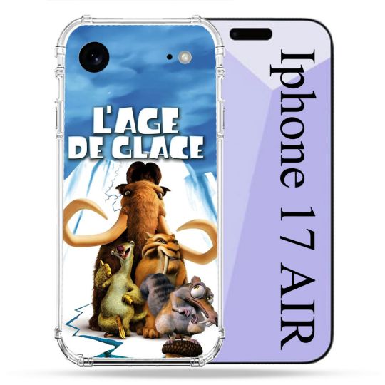 Coque Renforcée Pour Iphone 17 Air L'âge de Glace Affiche