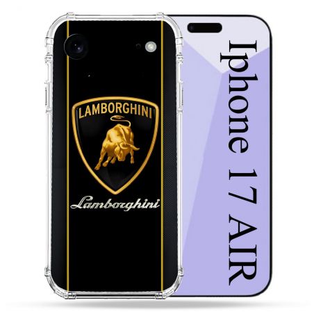 Coque Renforcée Pour Iphone 17 Air Lamborghini Carbone