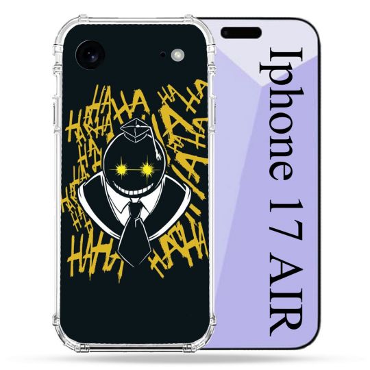 Coque Renforcée Pour Iphone 17 Air Manga Assassination Classroom Kuro Noir