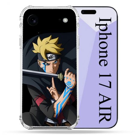 Coque Renforcée Pour Iphone 17 Air Manga Boruto Tatouage