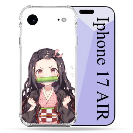 Coque Renforcée Pour Iphone 17 Air Manga Demon Slayer Nezuko
