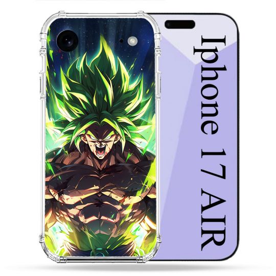 Coque Renforcée Pour Iphone 17 Air Manga Dragon Ball Broly