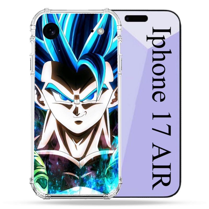 Coque Renforcée Pour Iphone 17 Air Manga Dragon Ball Gogeta Visage