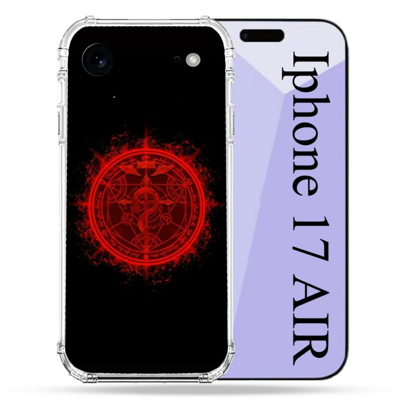 Coque Renforcée Pour Iphone 17 Air Manga Fullmetal Alchemist Logo