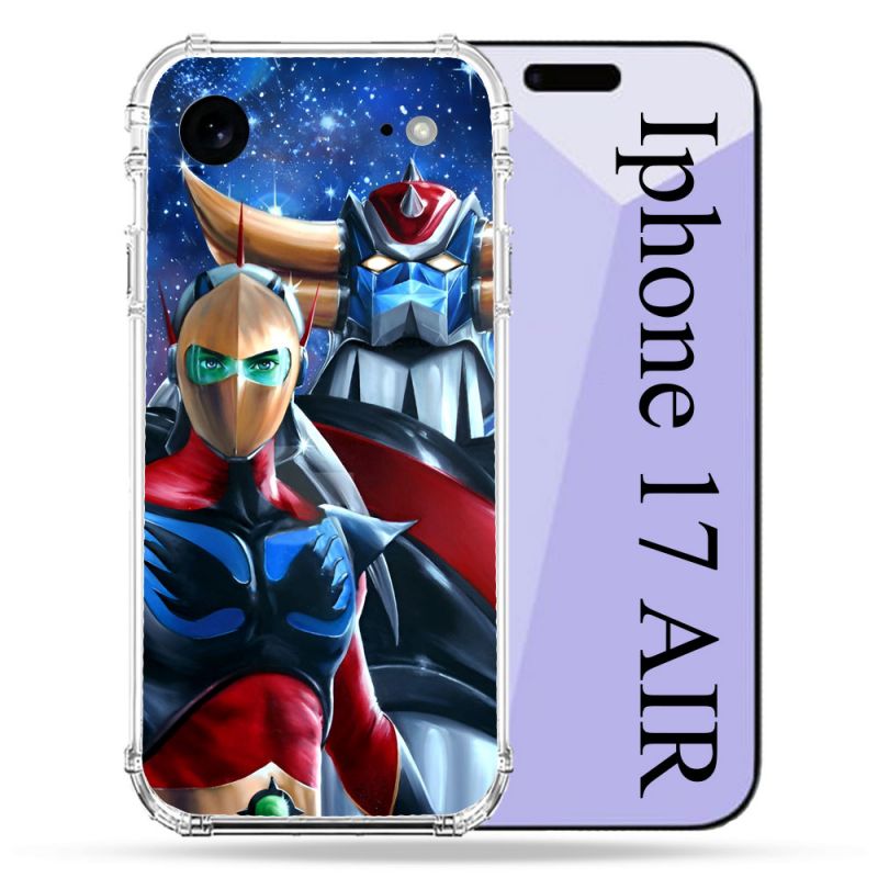 Coque Renforcée Pour Iphone 17 Air Manga Goldorak