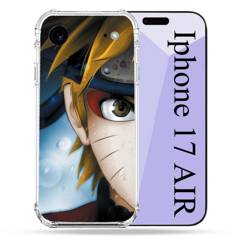 Coque Renforcée Pour Iphone 17 Air Manga Naruto Blanc