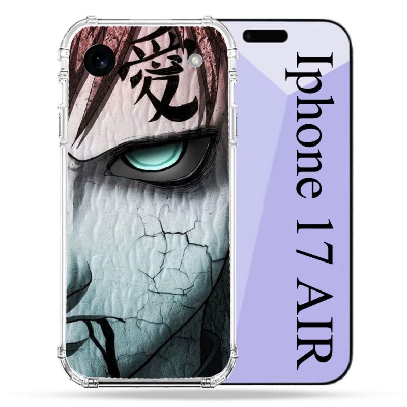 Coque Renforcée Pour Iphone 17 Air Manga Naruto Gaara