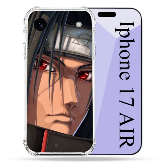 Coque Renforcée Pour Iphone 17 Air Manga Naruto Itachi Visage