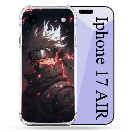Coque Renforcée Pour Iphone 17 Air Manga Naruto Kakashi Dark