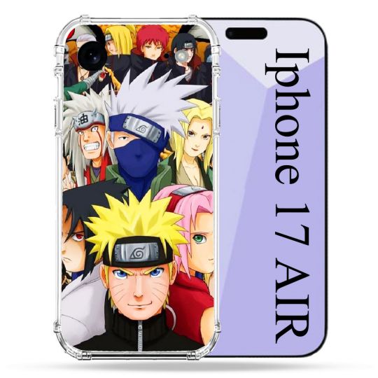 Coque Renforcée Pour Iphone 17 Air Manga Naruto Team