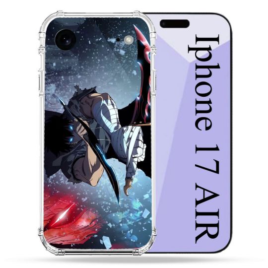 Coque Renforcée Pour Iphone 17 Air Manga Solo Leveling Sung Epee