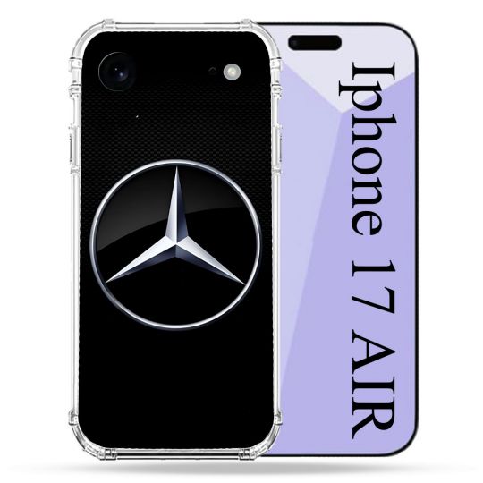 Coque Renforcée Pour Iphone 17 Air Mercedes Carbone
