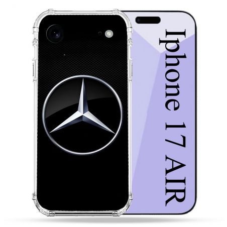 Coque Renforcée Pour Iphone 17 Air Mercedes Carbone