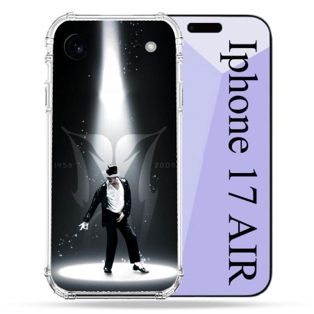 Coque Renforcée Pour Iphone 17 Air Michael Jackson Noir