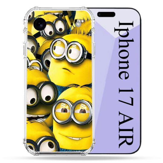 Coque Renforcée Pour Iphone 17 Air Minions Groupe
