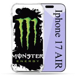 Coque Renforcée Pour Iphone 17 Air Monster Energy Tache