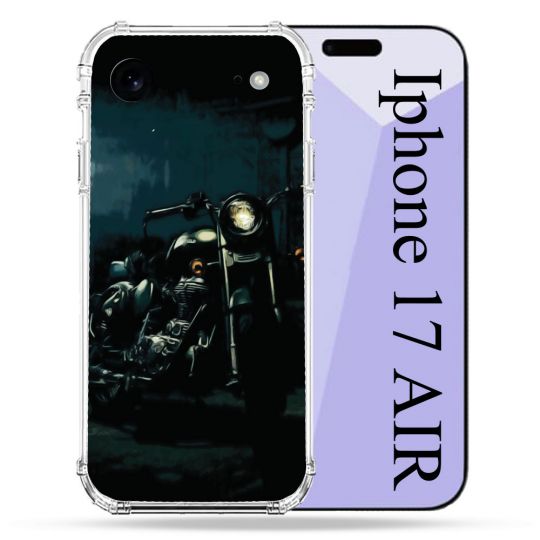 Coque Renforcée Pour Iphone 17 Air Moto Harley Vintage