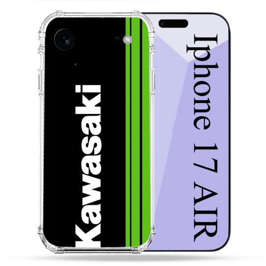 Coque Renforcée Pour Iphone 17 Air Moto Kawasaki