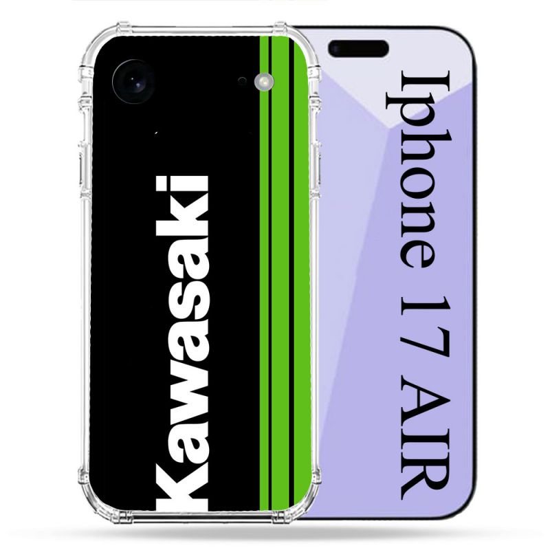 Coque Renforcée Pour Iphone 17 Air Moto Kawasaki