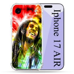 Coque Renforcée Pour Iphone 17 Air Musique Bob Marley Color