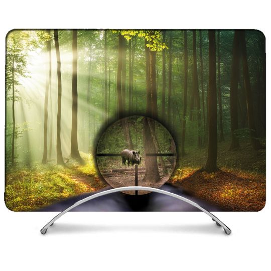 Coque Intégrale Pour MacBook Pro M4 14 Pouces Chasse Sanglier Viseur