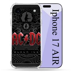 Coque Renforcée Pour Iphone 17 Air Musique Rock ACDC Rouge