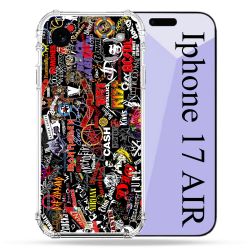 Coque Renforcée Pour Iphone 17 Air Musique Rock Groupe