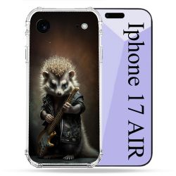 Coque Renforcée Pour Iphone 17 Air Musique Rock Herisson