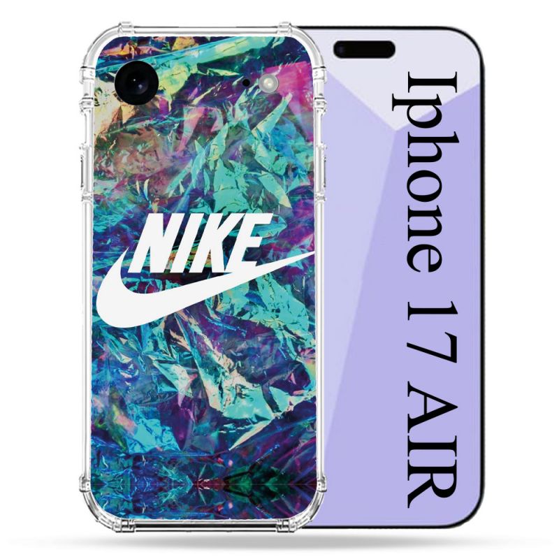 Coque Renforcée Pour Iphone 17 Air Nike Turquoise