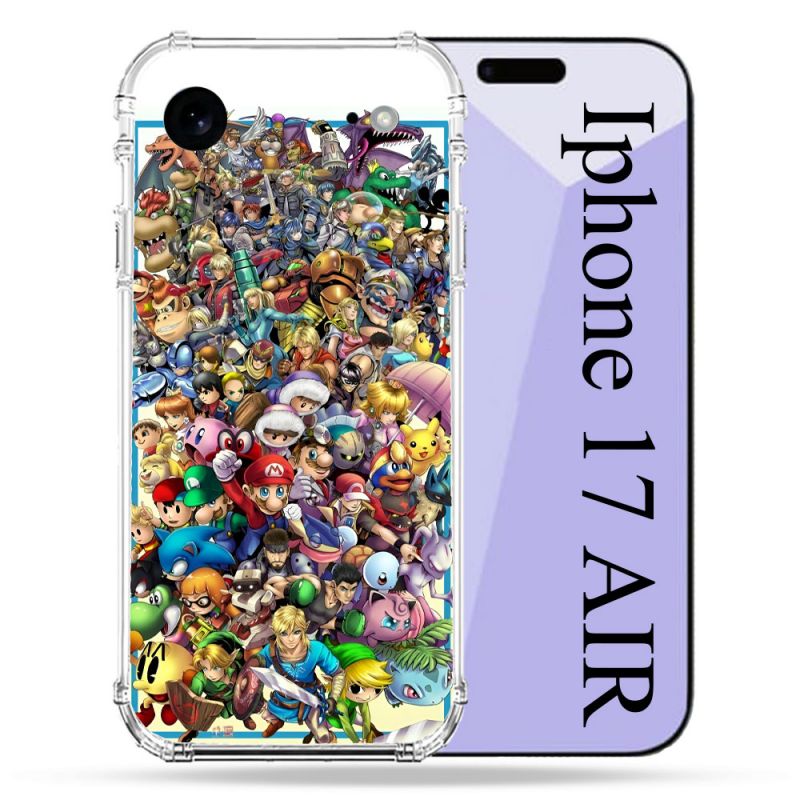 Coque Renforcée Pour Iphone 17 Air Nintendo