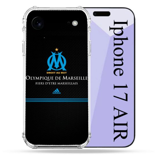 Coque Renforcée Pour Iphone 17 Air Olympique Marseille OM Fier etre Marseillais