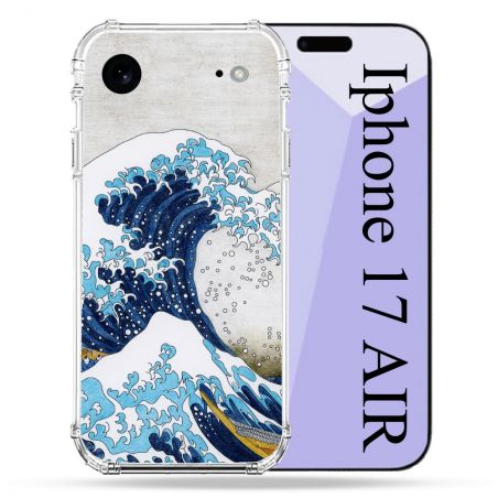 Coque Renforcée Pour Iphone 17 Air Peinture La Grande Vague