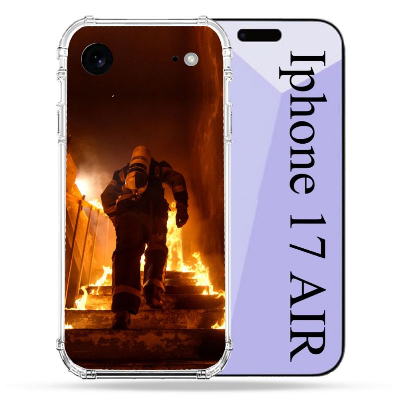 Coque Renforcée Pour Iphone 17 Air Pompier Escalier