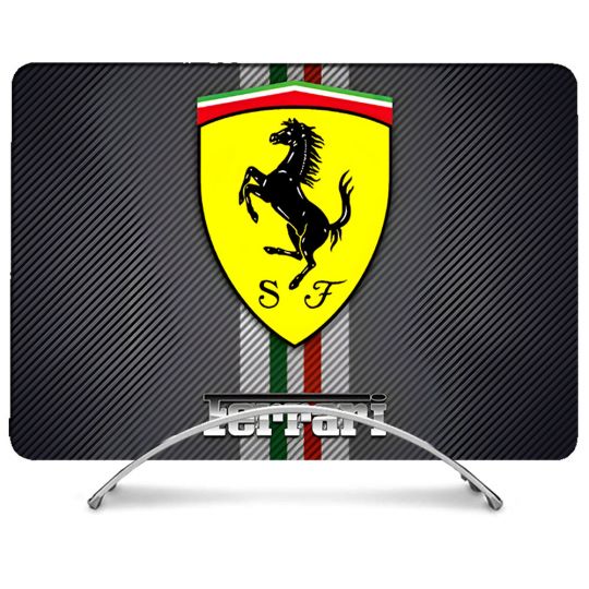 Coque Intégrale Pour MacBook Pro M4 14 Pouces Ferrari Carbone