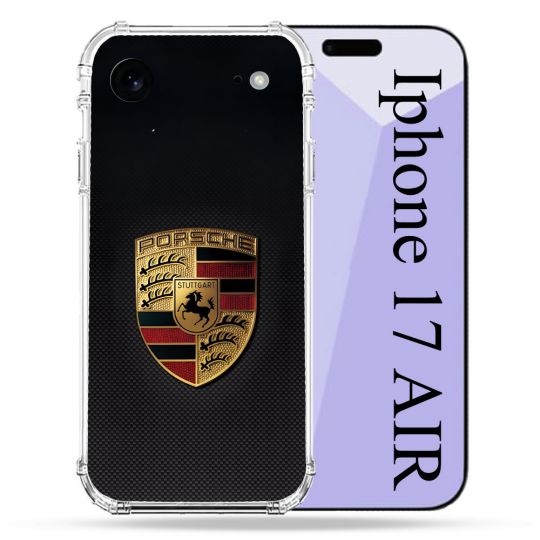 Coque Renforcée Pour Iphone 17 Air Porsche Carbone