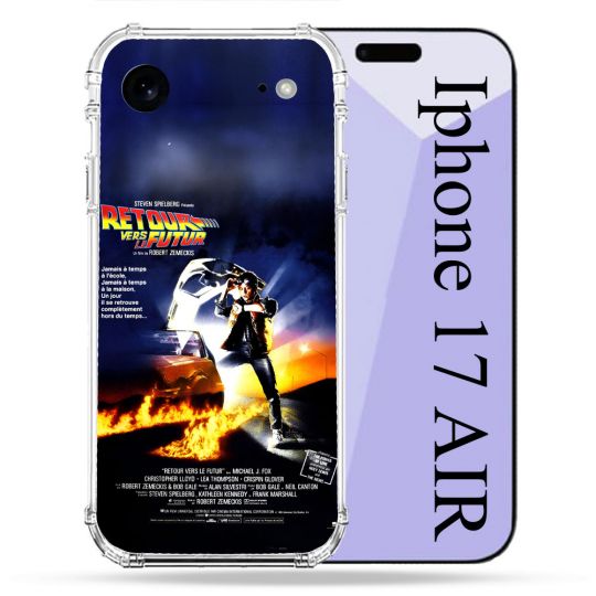 Coque Renforcée Pour Iphone 17 Air Retour Vers Le Futur Affiche