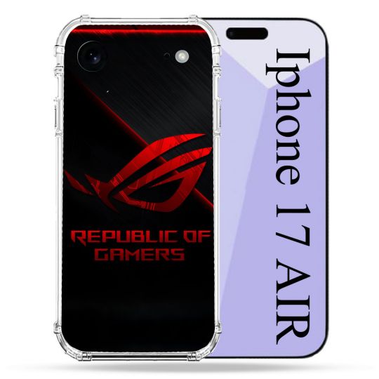 Coque Renforcée Pour Iphone 17 Air ROG Rouge