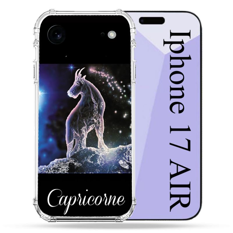 Coque Renforcée Pour Iphone 17 Air Signe Zodiaque 2 Capricorne