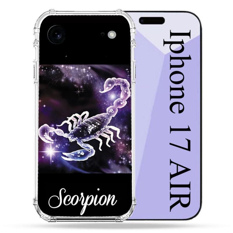 Coque Renforcée Pour Iphone 17 Air Signe Zodiaque 2 Scorpion