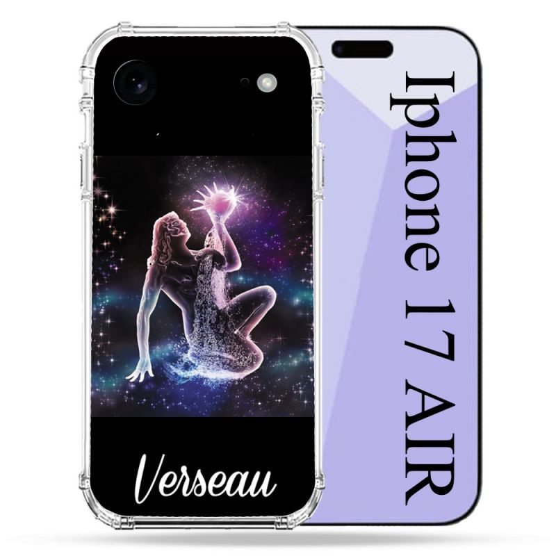 Coque Renforcée Pour Iphone 17 Air Signe Zodiaque 2 Verseau