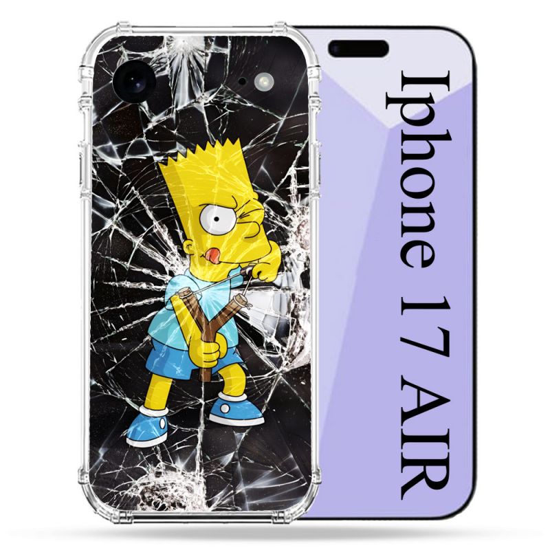 Coque Renforcée Pour Iphone 17 Air Simpson Bart