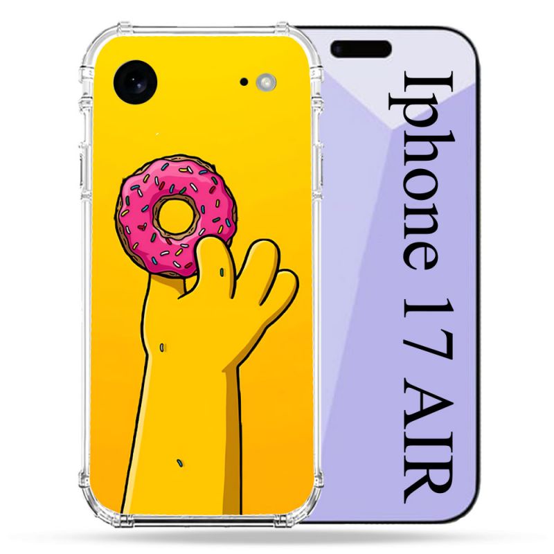 Coque Renforcée Pour Iphone 17 Air Simpson Donuts