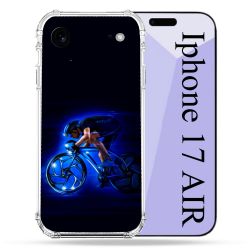 Coque Renforcée Pour Iphone 17 Air Sport Cyclisme Bleu