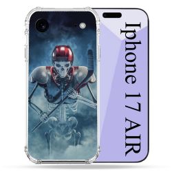 Coque Renforcée Pour Iphone 17 Air Sport Hockey Squelette