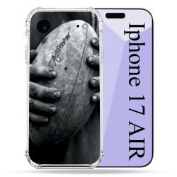 Coque Renforcée Pour Iphone 17 Air Sport Rugby Ballon Vintage