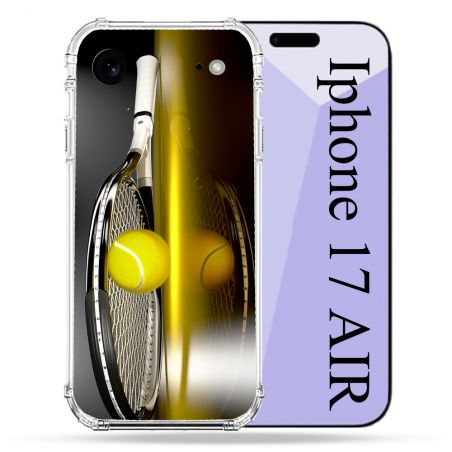 Coque Renforcée Pour Iphone 17 Air Sport Tennis Reflet
