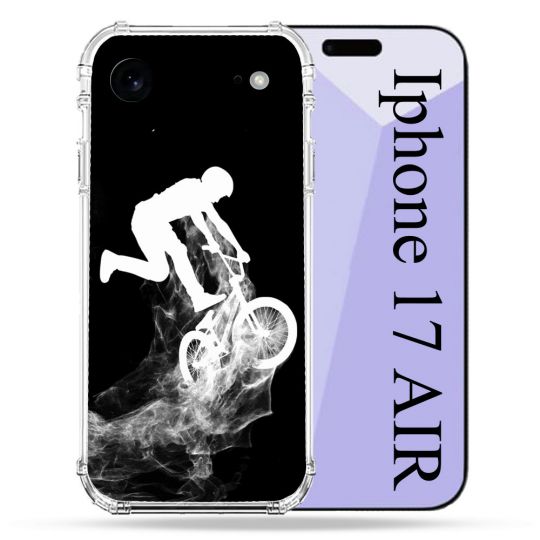 Coque Renforcée Pour Iphone 17 Air Sport VTT Noir