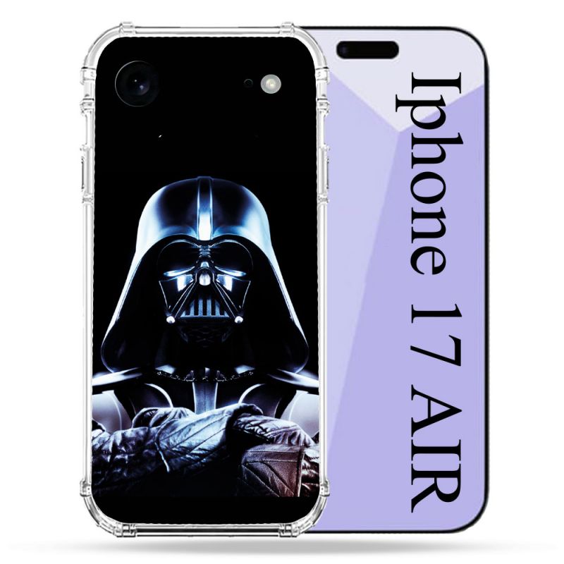 Coque Renforcée Pour Iphone 17 Air Star Wars - Dark Vador Noir